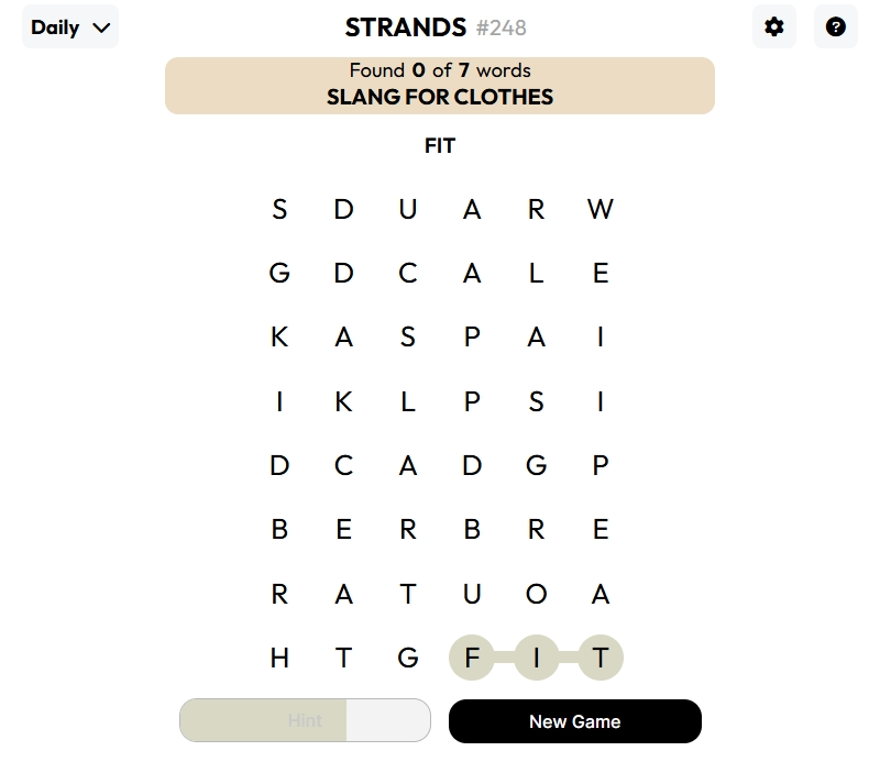 strands game